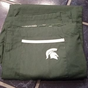 Men's NWOT scrub MSU pants